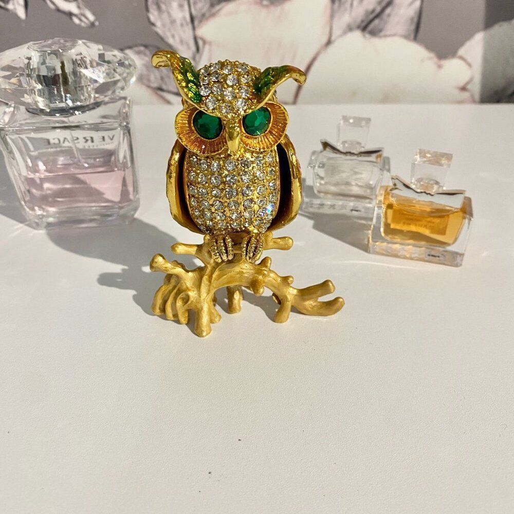 Large Owl Trinket Box